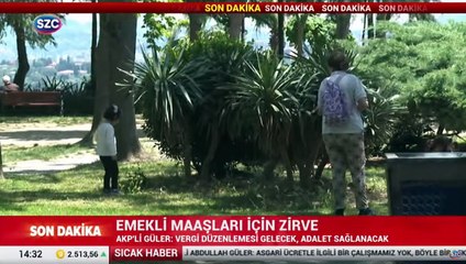 Emekli maaşları için zirve