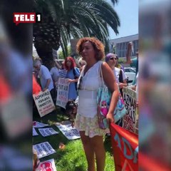 Ada yaya yolu! Marmaray'da protesto