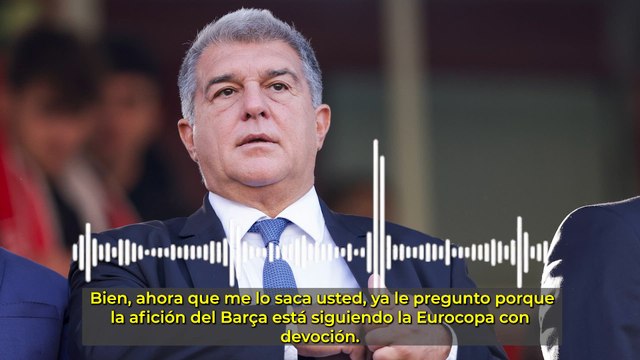 Laporta afirma que el Barça podría afrontar el fichaje de Nico Williams