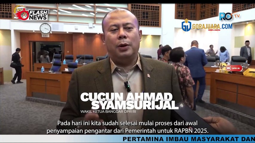 BADAN ANGGARAN DPR RI SIAPKAN RAPBN 2025 SEPAKATI ASUMSI MAKRO DAN INFLASI 1.5 - 3.5%