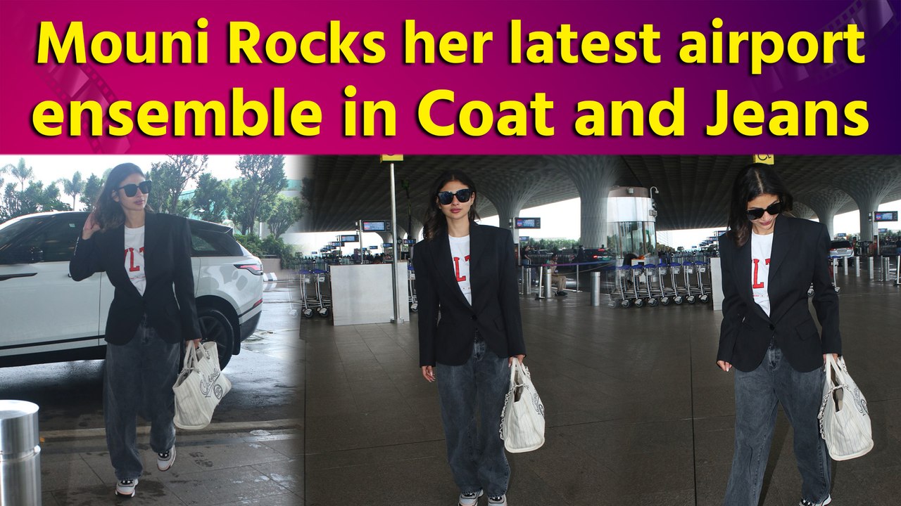 Mouni Roy serves Boss Lady Vibes at the Airport