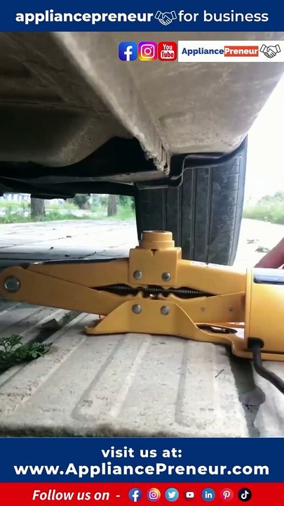 A Small Gadget For Lifting Car Wheels & Airing Machines