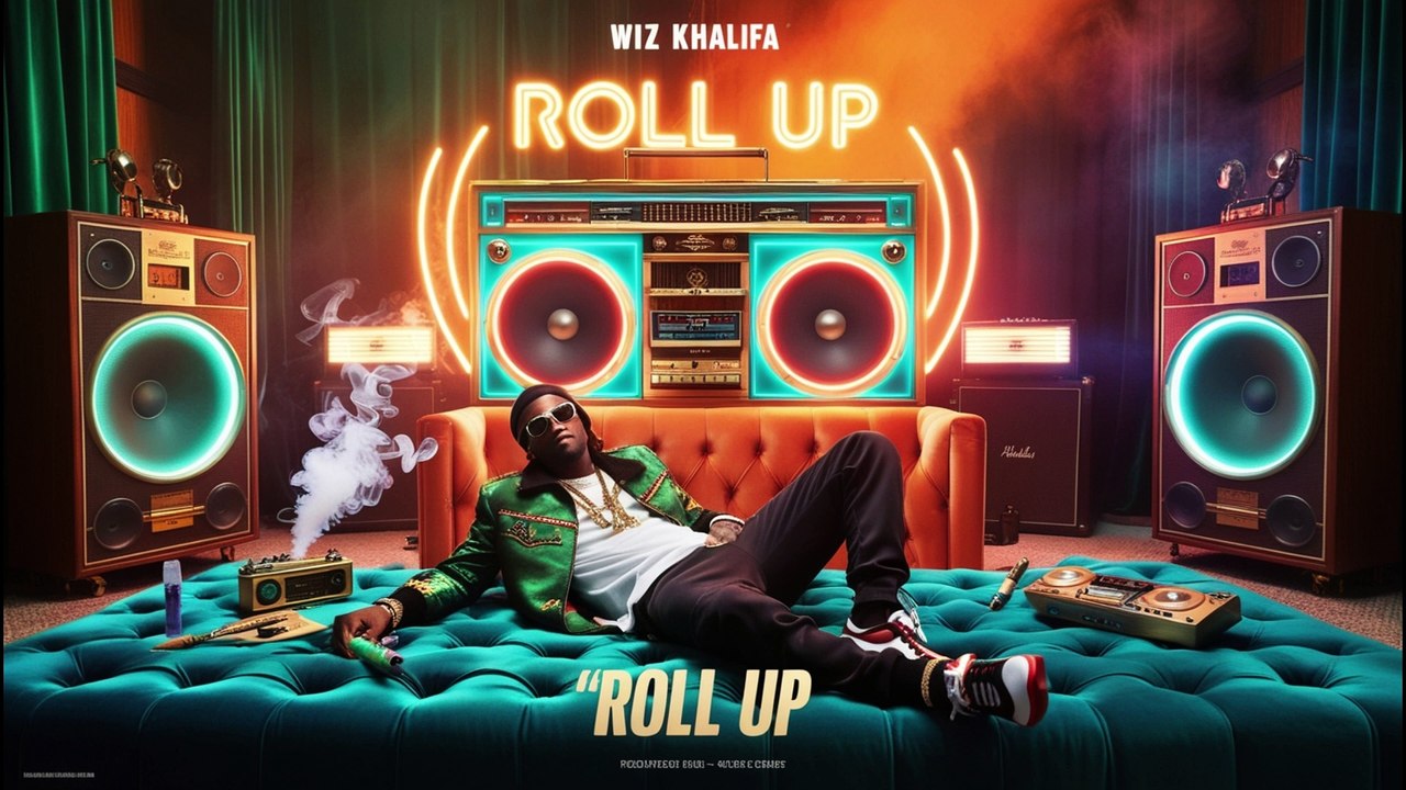 wiz khalifa roll up song