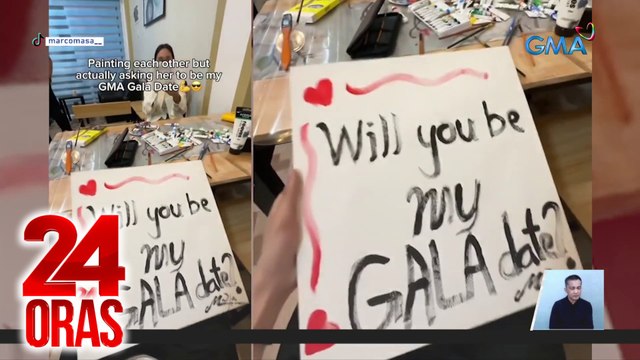 GMA Gala proposal ni Marco Masa kay Ashley Sarmiento, napuno ng kilig | 24 Oras