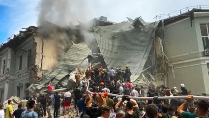 Russische Raketen treffen Kinderspital