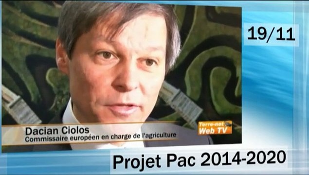 Novembre 2010 : Dacian Ciolos présente le projet Pac 2014-2020