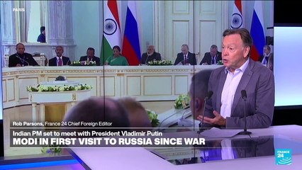 India's Modi lands in Russia for first visit since Ukraine war