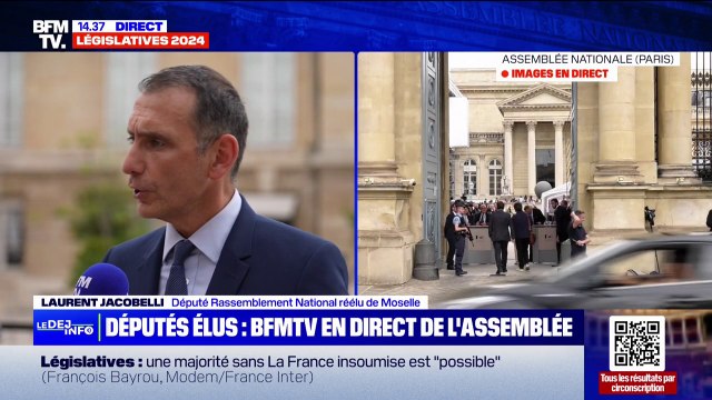 Législatives: Laurent Jacobelli (RN) pointe des unions improbables