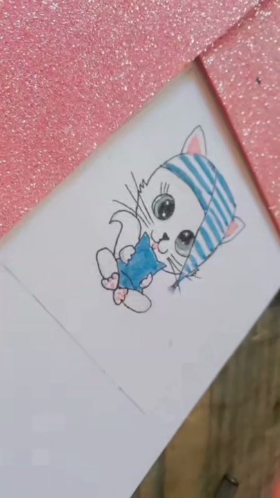 Cat drawing #shorts #cat# drawing