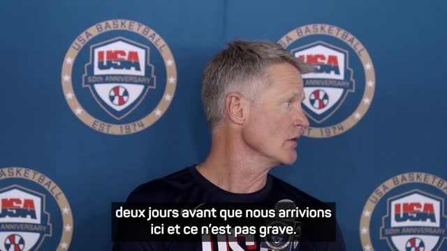 USA - Kerr sur la blessure de Durant : “Ce n’est pas très grave”