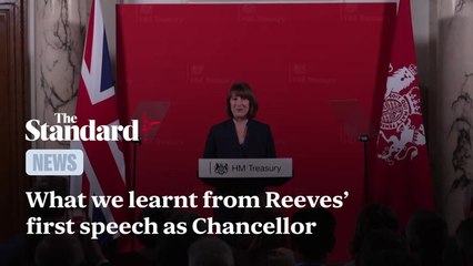 What we learnt from Rachel Reeves' first speech as Chancellor