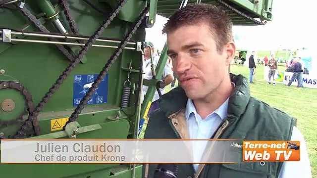 Julien Claudon (Krone) : « Presser quels que soient le type et le stade du fourrage »
