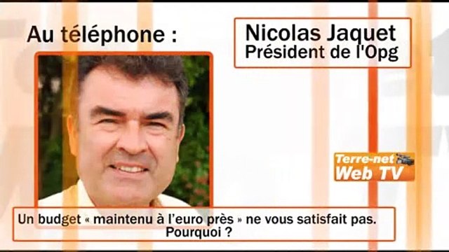 Nicolas Jaquet : « Le projet de Pac est dangereux pour la compétitivité des céréaliers français »