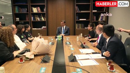 İBB Başkanı İmamoğlu, LGS birincilerini ağırladı