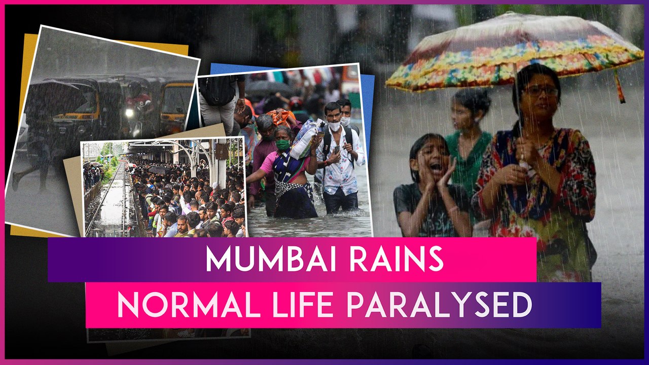 Mumbai Rains: Heavy Rain Cripples Normal Life; Road, Rain & Air Traffic Hit, Schools & Colleges Shut