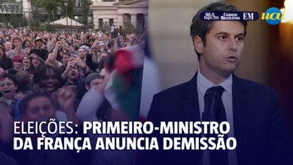 Primeiro-ministro da França anuncia demissão após vitória da esquerda nas eleições