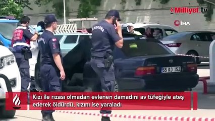 Amasya'da kayınpeder dehşeti! Damadını öldürdü, kızını yaraladı