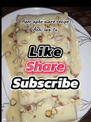 Home Made Desert with Custurd & Bread #@,