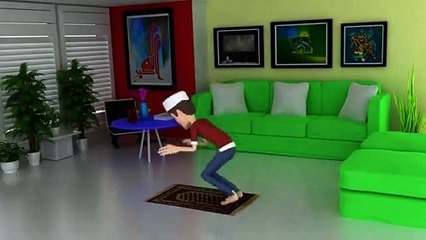 kid learning Islam Cartoon Series _ Morning Dua & Prayer Guidance for Children