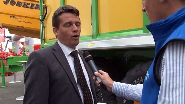 Une rehausse hydraulique sur les bennes Drakkar Joskin pour 11 m3 de plus