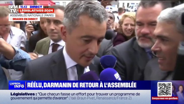Législatives: Pour Gérald Darmanin, personne n'a gagné et il faut éviter la prétention