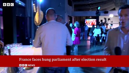 France faces hung parliament after election result  BBC News