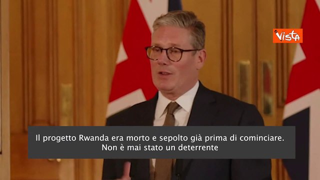 Starmer: Il progetto di mandare i migranti in Rwanda finisce qui ? morto e sepolto - SOTTOTITOLI