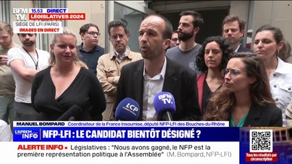 Le Nouveau Front populaire "se prépare à gouverner" et à appliquer leur "programme", assure Manuel Bompard
