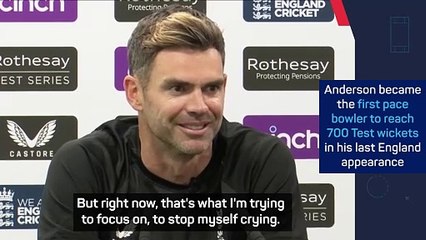 Anderson fighting emotions ahead of final Test for England