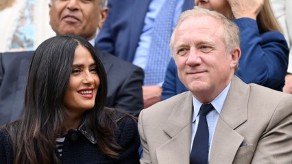 GALA VIDEO - PHOTO - Salma Hayek et François-Henri Pinault à Wimbledon : amour et glamour, toujours !