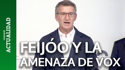 Feijóo responde a la amenaza de Vox