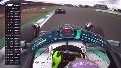 Hamilton supera Russell e assume a liderança do GP da Grã-Bretanha