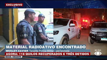 Polícia encontra mais uma parte do material radioativo furtado em SP