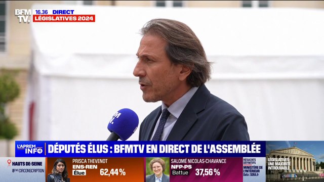 Pour Jérôme Guedj, (député réélu PS-NFP de l'Essonne) le gouvernement qui sortira de cette séquence sera un gouvernement minoritaire