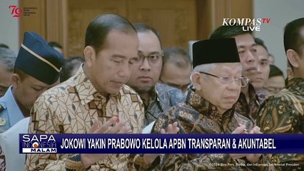 Presiden Jokowi Yakin Prabowo Kelola APBN Transparan dan Akuntabel