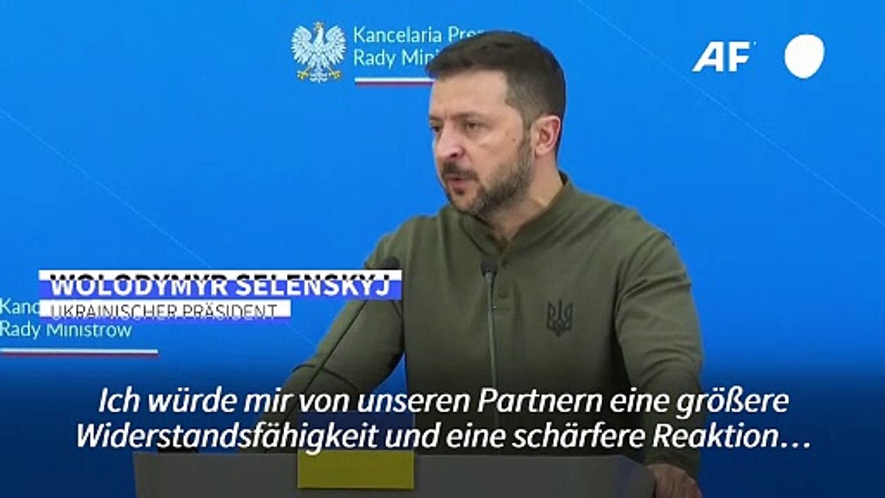 Angriff auf Kinderkrankenhaus: Selenskyj kündigt 'Reaktion' an