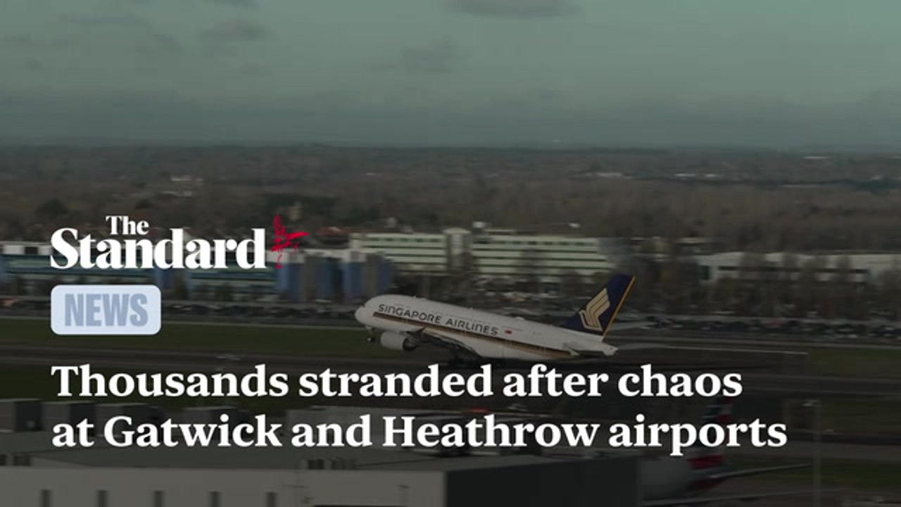 Thousands Stranded After Flight Cancellations And Delays At Gatwick And Heathrow Airports