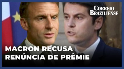 MACRON PEDE QUE PRIMEIRO-MINISTRO PERMANEÇA NO CARGO PARA “GARANTIR A ESTABILIDADE”