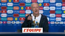 Deschamps : « Si vous vous ennuyez, regardez autre chose » - Foot - Euro - Bleus