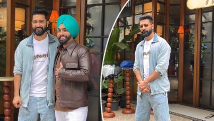Vicky Kaushal And Ammy Virk Promotes 'Bad Newz' In Style | Spotted In Bandra