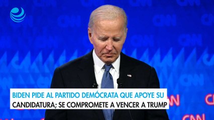Biden pide al Partido Demócrata que apoye su candidatura; se compromete a vencer a Trump
