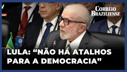 LULA CONDENA ATAQUES A DEMOCRACIA E CRITICA "FALSOS DEMOCRATAS"