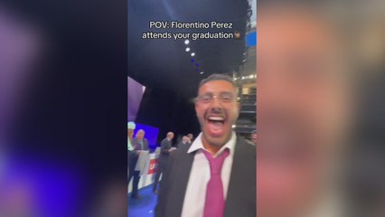 Se gradúa en el Bernabéu y delante de Florentino no se corta y le dice esta frase al presidente