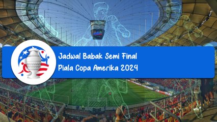 Jadwal sepak bola nanti malam | Piala Copa Amerika 2024 | Update Jadwal TV