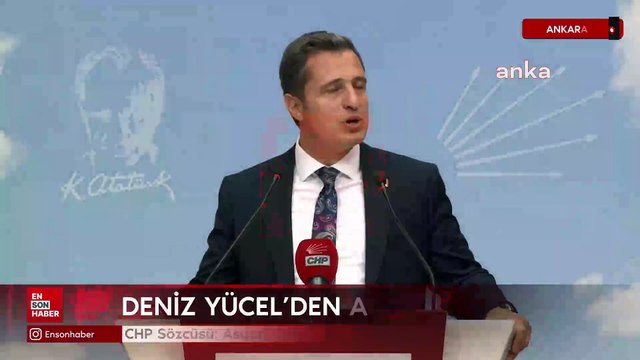 CHP Sözcüsü Deniz Yücel: Asgari ücreti en az 25 bin lira yapın