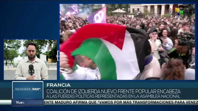 ¡Coalición de izquierda! Frente Popular encabeza las elecciones en Francia