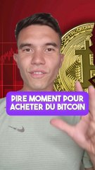 Pire moment pour acheter du bitcoin