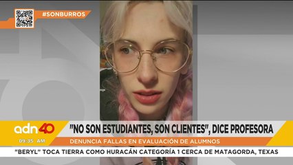 En México el alumno no es alumno, es cliente. Profesora francesa se queja de la educacion en México