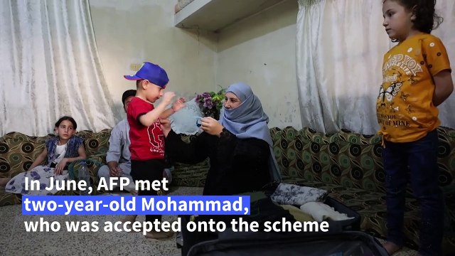 Deaf Syrian children hear for the first time after cochlear implants