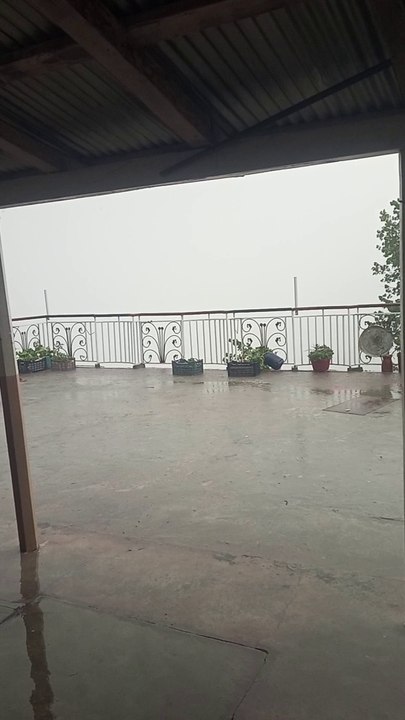Raining